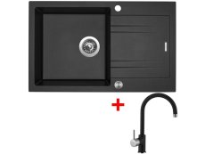 Set Sinks Linea 780 XC Metalblack + Vitalia GR Set Sinks Linea 780 XC Metalblack + Vitalia GR