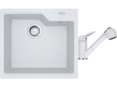 Set Franke UBG 610-56 Bílá-led + Franke FC 9547 Bílá-led