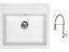 Set Sinks SOLO 560 Milk + baterie Sinks MIX 35 PROF S chrom