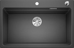 Granitový drez Blanco ETAGON 8 čierná, s excentrem