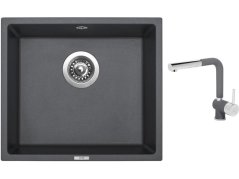 Set Sinks FRAME 457 Titanium + baterie Sinks MIX 3 P Titanium Set Sinks FRAME 457 Titanium + baterie Sinks MIX 3 P Titanium