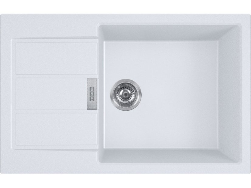 Tectonitový dřez Franke S2D 611-78 XL Bílá