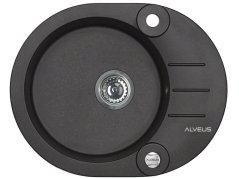 Granitový drez Alveus Roll 40 Čierna