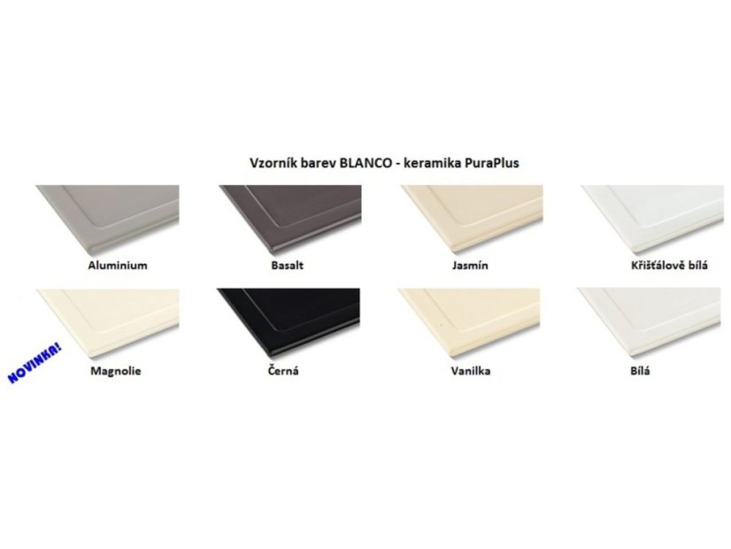 Blanco SUBLINE 350/150 U Keramika basalt s tiahlom drez vľavo