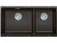 Granitový drez Blanco SUBLINE 480/320 U InFino káva drez vľavo bez tiahla