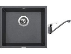 88836_granitovy-drez-sinks-frame-457-titanium-drezova-baterie-sinks-pronto-titan