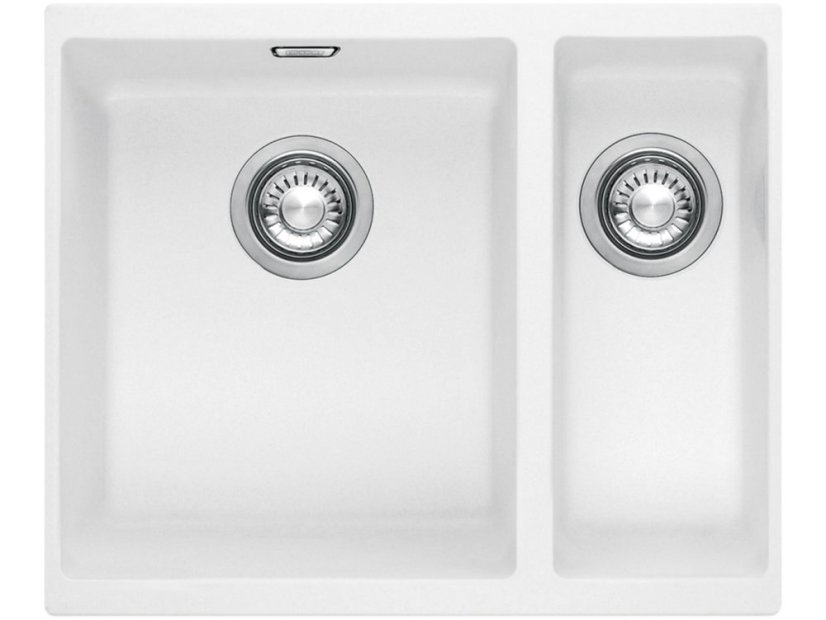 Set Franke SID 160/2 Tectonite Bílá + baterie Franke FN 0143 Chrom