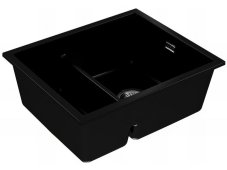 Granitový dřez Alveus Omni 50 Černá matná-2