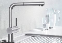 Drezová batéria Blanco LINUS-S Nerez masív kartáčovaný