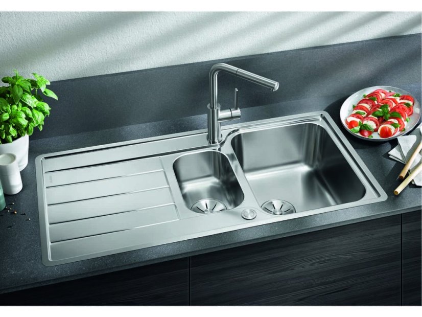 Nerezový drez Blanco Classimo 6 S-IF InFino nerez kartáčovaný
