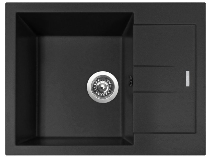Set Sinks Amanda 650 Nanoblack+Eva P Nanoblack