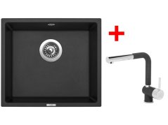 Set Sinks FRAME 457 Granblack + Mix 3 P GR