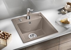 Granitový drez Blanco Dalago 45 Šedá vulkán, s excentrom