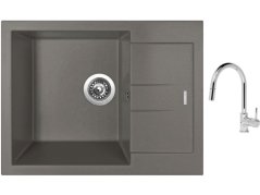 Set Sinks AMANDA 650 Truffle + baterie Sinks MIX 35 P chrom