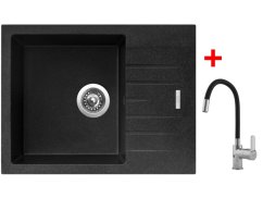 Sinks Perfecto 650 Granblack + Flexia