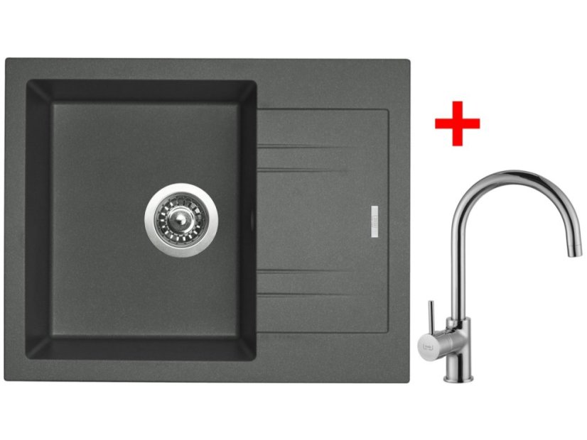 Sinks LINEA 600 Titanium + Vitalia