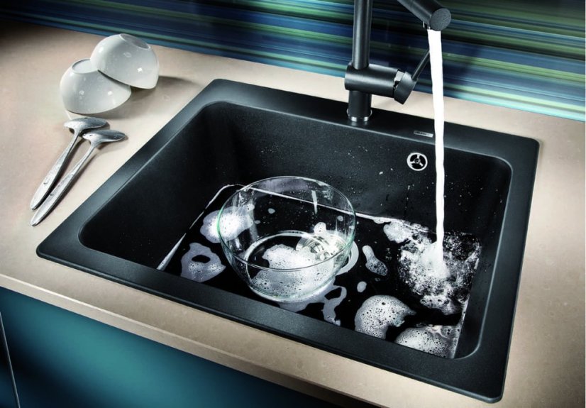 Granitový drez Blanco Naya 6 Biela soft