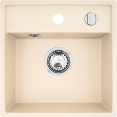 Granitový drez Pyramis Camea Mini 40x40 1B Vanilka