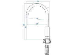 Drezová batéria Alveus Santo čierna