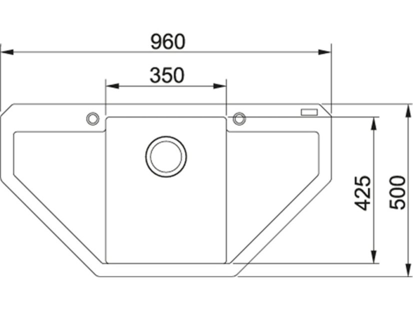 Granitový dřez Franke MRG 612 E Šedý kámen
