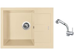 Set Sinks AMANDA 650 Sahara + baterie Sinks MIX 3 S Chrom