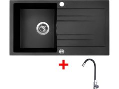 Sinks RAPID 780 XC Granblack + Elasta nerez/černá