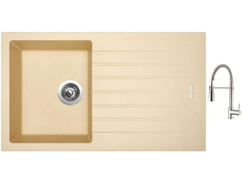 Set Sinks PERFECTO 860 Sahara + baterie Sinks MIX 35 PROF S chrom