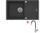 Set Sinks LINEA 780 XC Granblack + Flexia