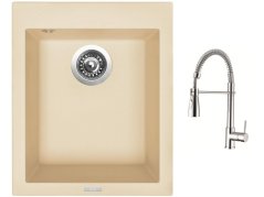 Set Sinks CUBE 410 Sahara + baterie Sinks MIX 35 PROF S chrom