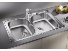 Nerezový drez Blanco TIPO 8 Compact Nerez prírodný lesk