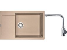 Set Franke MRG 611-78 BB Pískový melír + Franke FN 0147 Chrom