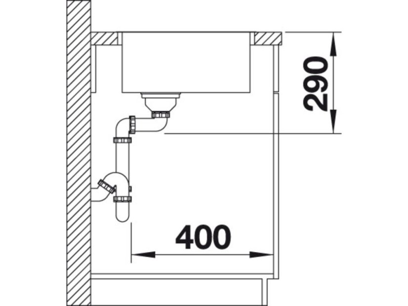 Nerezový drez Blanco Andano 500 IF bez tiahla