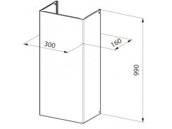 Prodloužený komín 990 WH