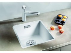 Granitový drez Blanco SUBLINE 320 F InFino sivá skala