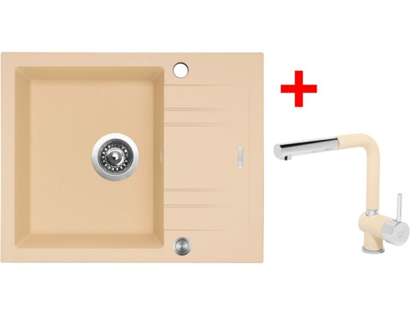 Sinks LINEA 600 XC Sahara + Mix 3 P GR
