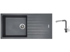 Set Sinks PERFECTO 1000 Titanium + baterie Sinks MIX 3 P Titanium