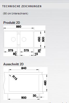 Granitový dřez Blanco ZIA 9 Bílá soft
