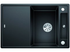 Granitový dřez Blanco AXIA III 45 S InFino antracit dřez vpravo s excentrem přísluš. dřevo