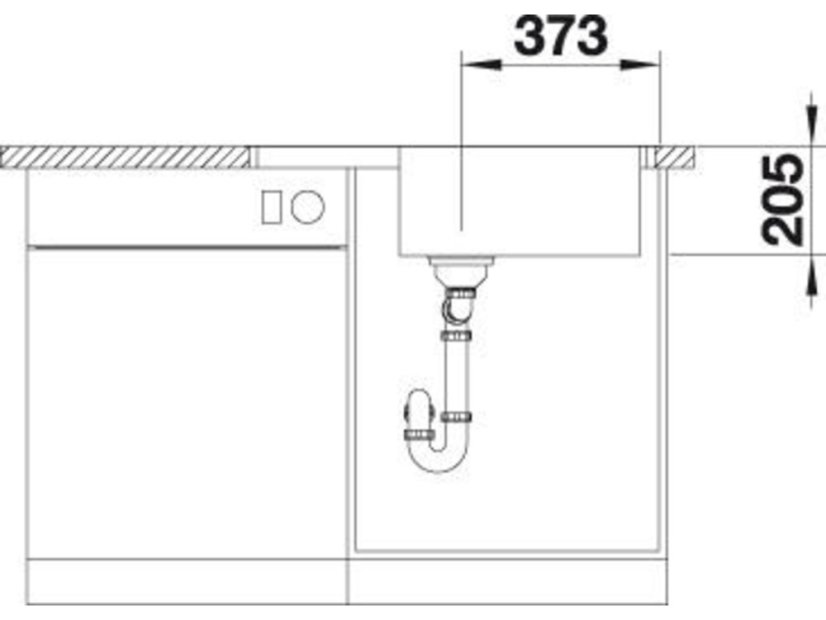 Nerezový dřez Blanco LEMIS XL 6 S-IF Compact nerez kartáčovaný s excentrem