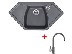 Set Sinks Naiky 980 Titanium + Vitalia GR Set Sinks Naiky 980 Titanium + Vitalia GR