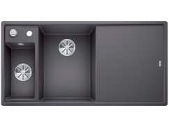 Granitový drez Blanco AXIA III 6 S InFino sivá skala + doska