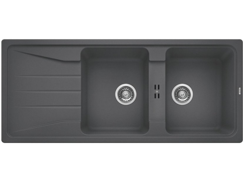 Granitový dřez Blanco SONA 8 S Silgranit šedá skála oboustranné provedení