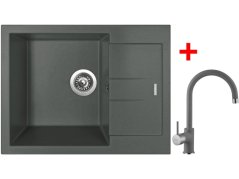 Sinks AMANDA 650 Titanium + Vitalia GR