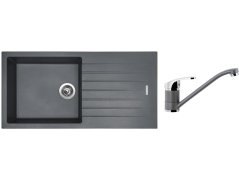 Set Sinks PERFECTO 1000 Titanium + baterie Sinks PRONTO Titanium Set Sinks PERFECTO 1000 Titanium + baterie Sinks PRONTO Titanium