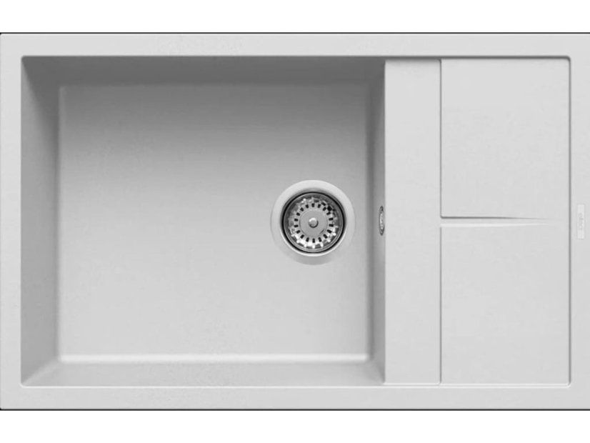 Granitový dřez Elleci Unico 310 Bianco G68