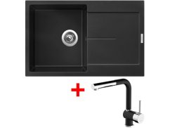 Set Sinks Ultima 790 Pureblack + Mix 3 P GR N6