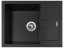 Set Sinks Amanda 650 Nanoblack+Eva P Nanoblack