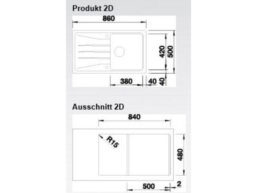 Granitový drez Blanco SONA 5 S tartufo