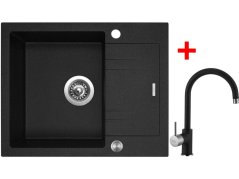 Set Sinks Linea 600 XC Granblack + Vitalia GR