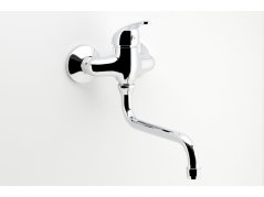 Nástenná batéria 100 mm Titania Iris chróm 92074-0